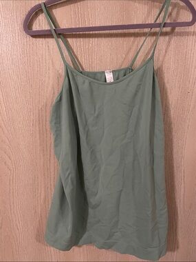 August Max Sage Green Spaghetti-Strap Camisole
